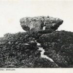 Postcard of agglestone rock