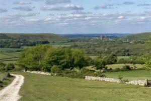 Corfe castle to kingston loop