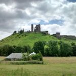 Corfe castle view