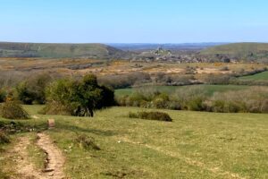 Corfe castle to kingston loop