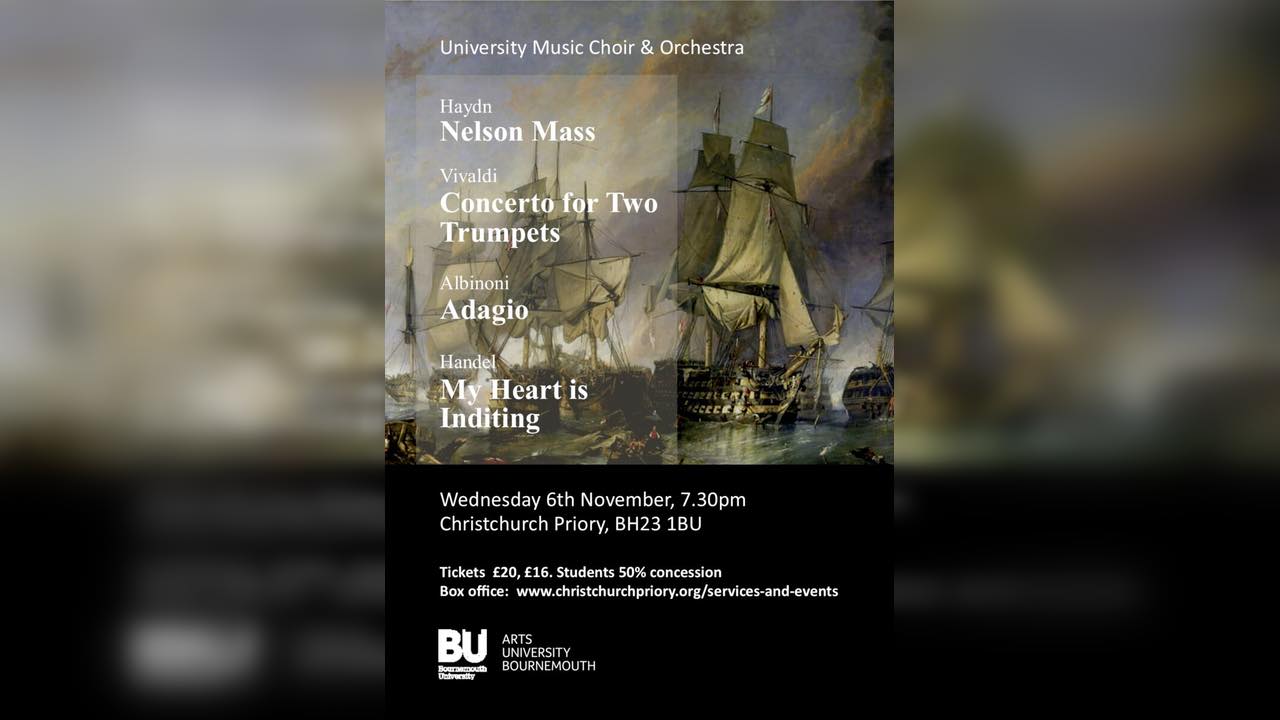 University Music Choir And Orchestra Autumn Concert