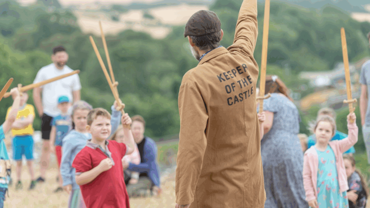 May half-term fun at Corfe Castle