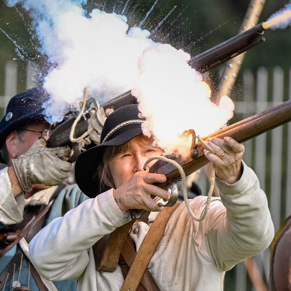 Civil War Re-enactment weekend at Corfe Castle