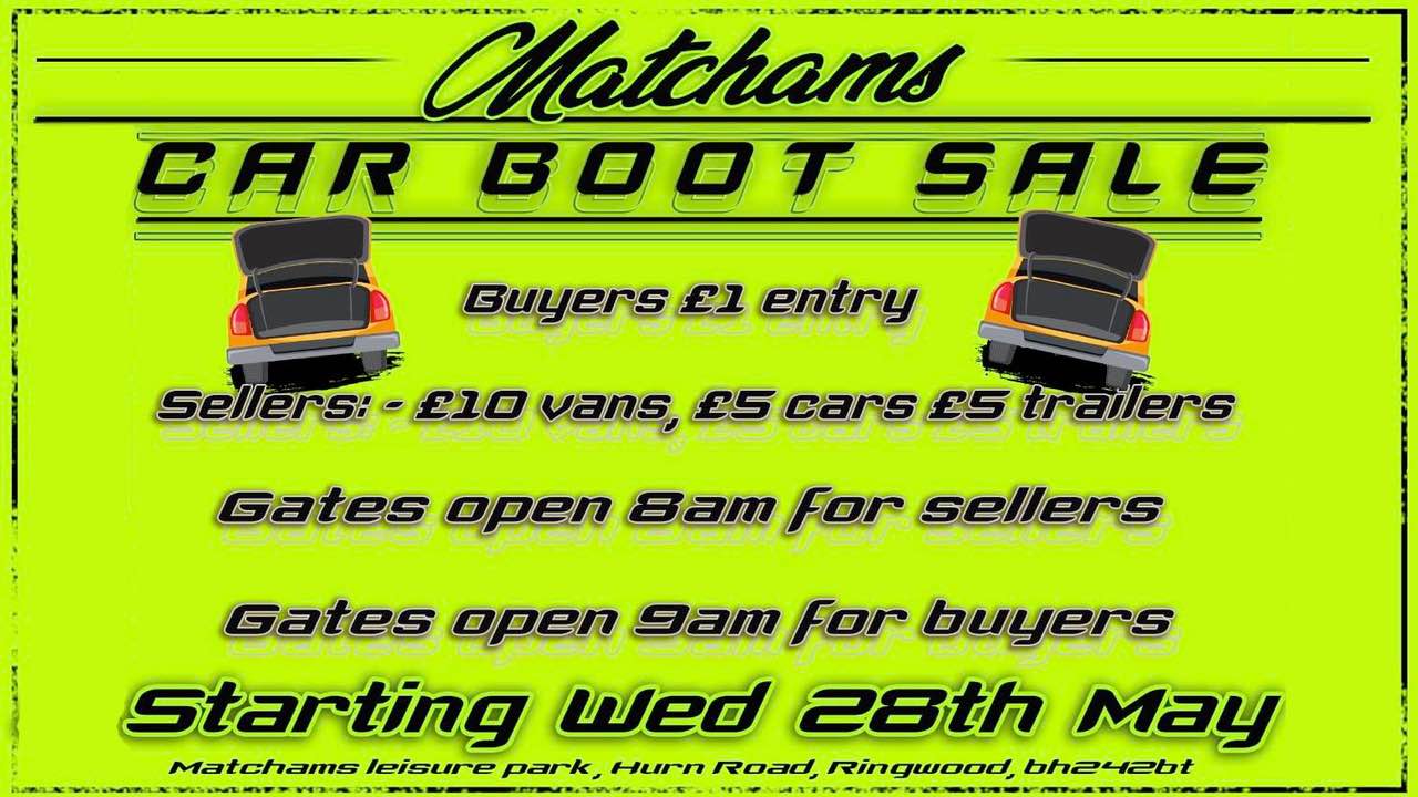 Matchams raceway car boot sale