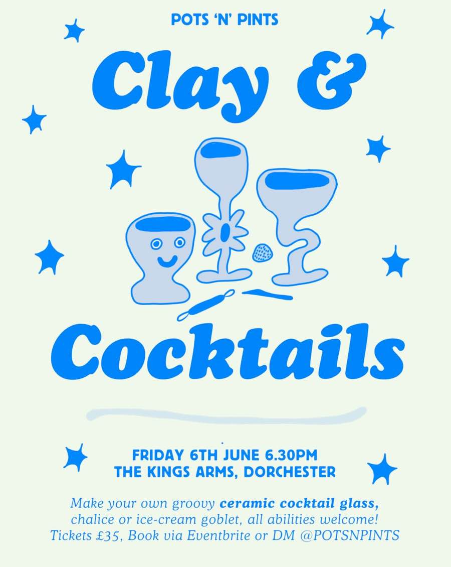 Clay and cocktails at the kings arms