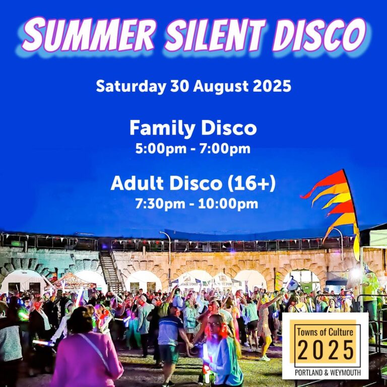 Silent disco at nothe fort