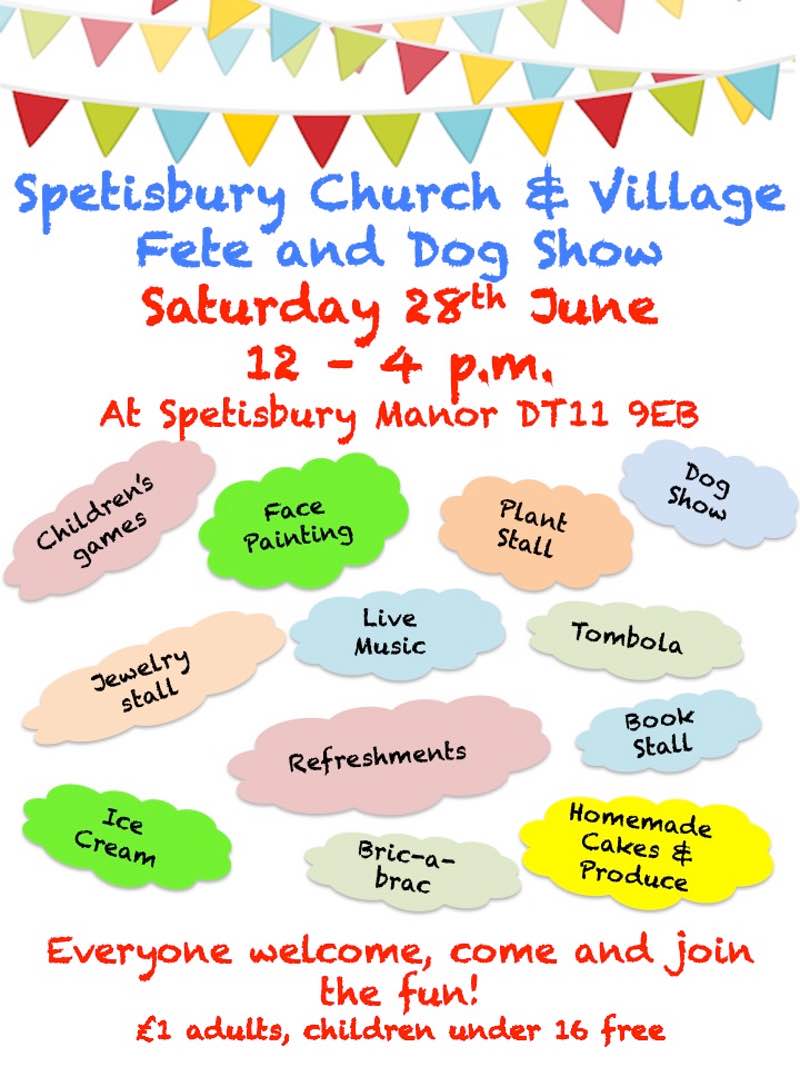 Spetisbury church and village fete and dog show