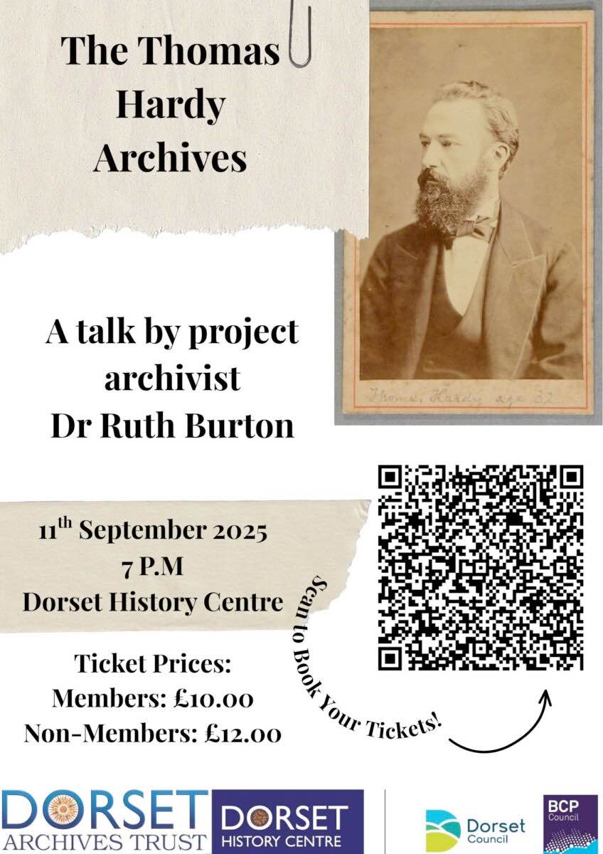 The Thomas Hardy Archives: A Talk by Dr Ruth Burton, Project Archivist