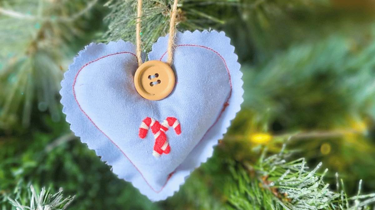 Christmas Embroidery Workshop ~ Make your own Christmas Decoration, with Fabric Sewn Beautiful
