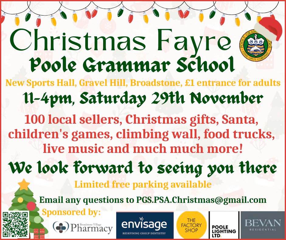 Poole grammar christmas fayre