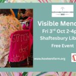 Visible Mending Workshop. Sustainable Fashion Week.