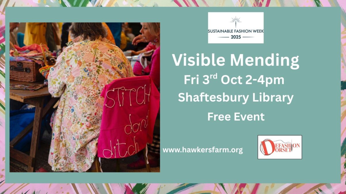 Visible Mending Workshop. Sustainable Fashion Week.