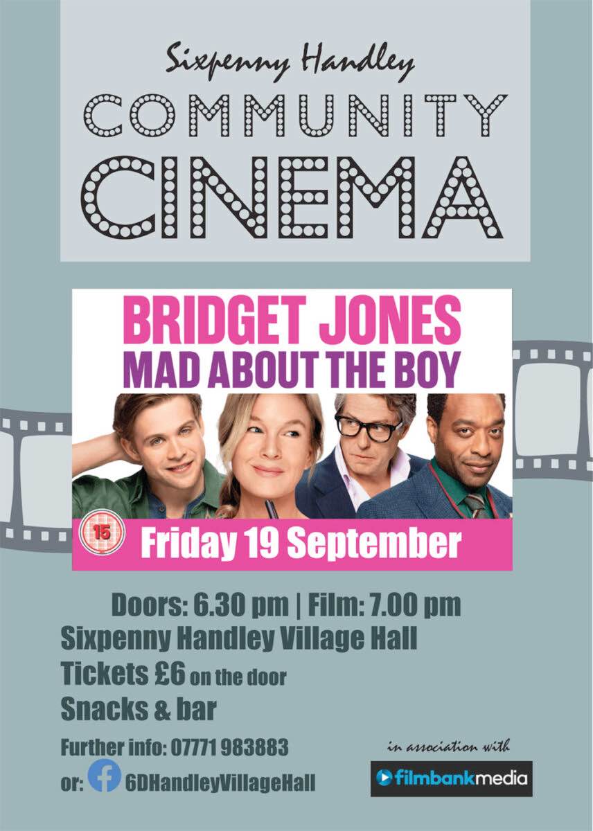 Community Cinema: Bridget Jones Mad About The Boy