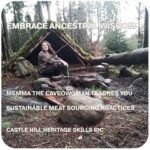 Ancestral wisdom: using the whole deer for tools, tanning and food