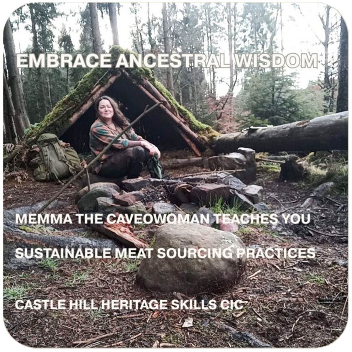 Ancestral wisdom: using the whole deer for tools, tanning and food