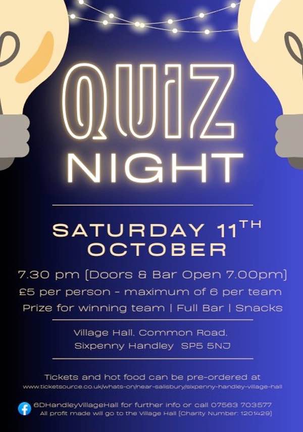 Quiz Night - Sixpenny Handley