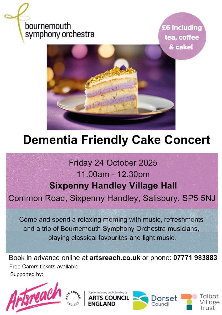 Bournemouth Symphony Orchestra Dementia Friendly Cake Concert