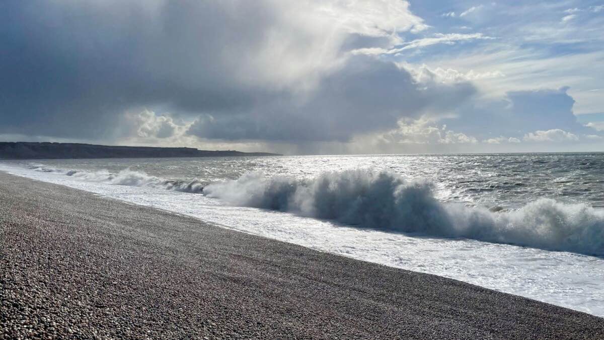 Stormy Seashore Scavenger Hunt at Chesil