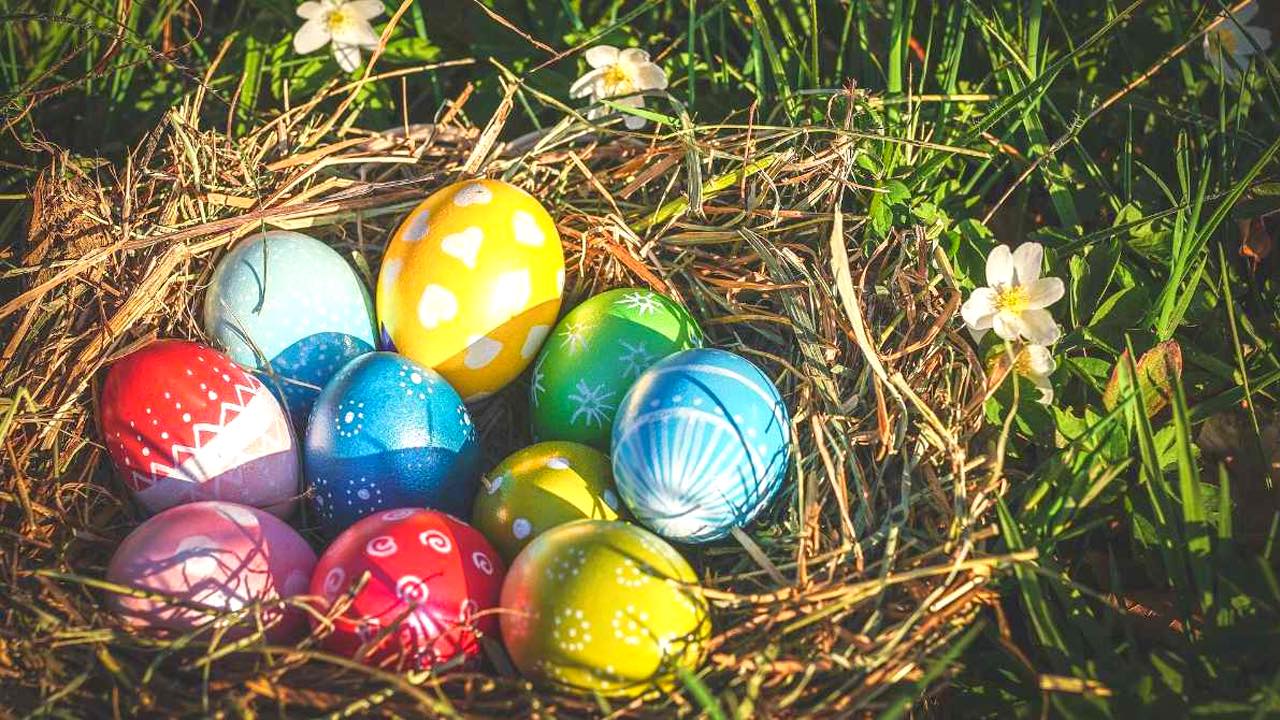 Easter Egg Hunt at Corfe Castle