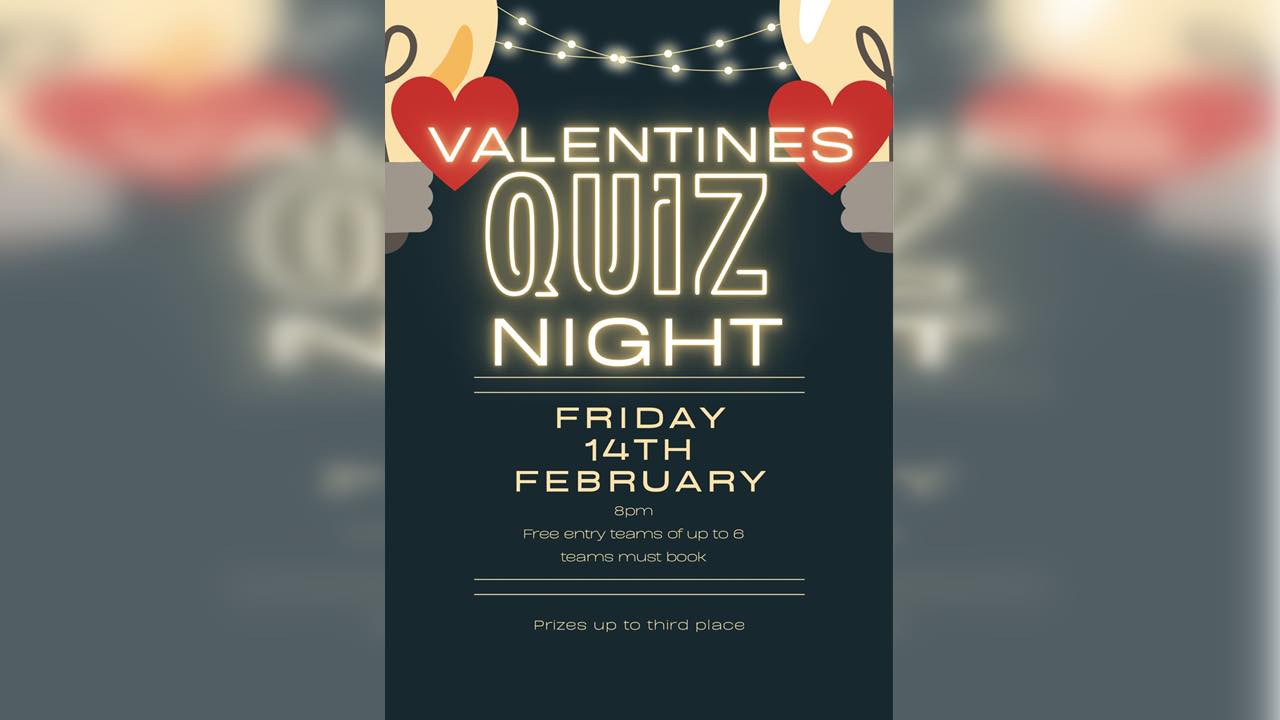 Valentines Quiz Night at the Bankes Arms Hotel